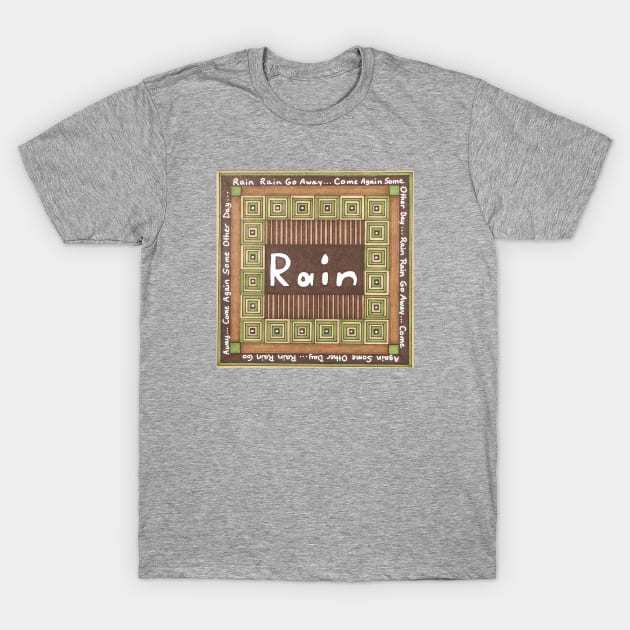 Rain Color Square T-Shirt by ErinBrieArt